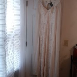 Lace Ivory Wedding dress with sheer arms